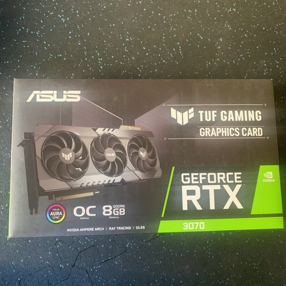 ASUS TUF Gaming GeForce RTX 3070 OC 8GB GDDR6 Graphics Card NON LHR - Picture 3 of 5